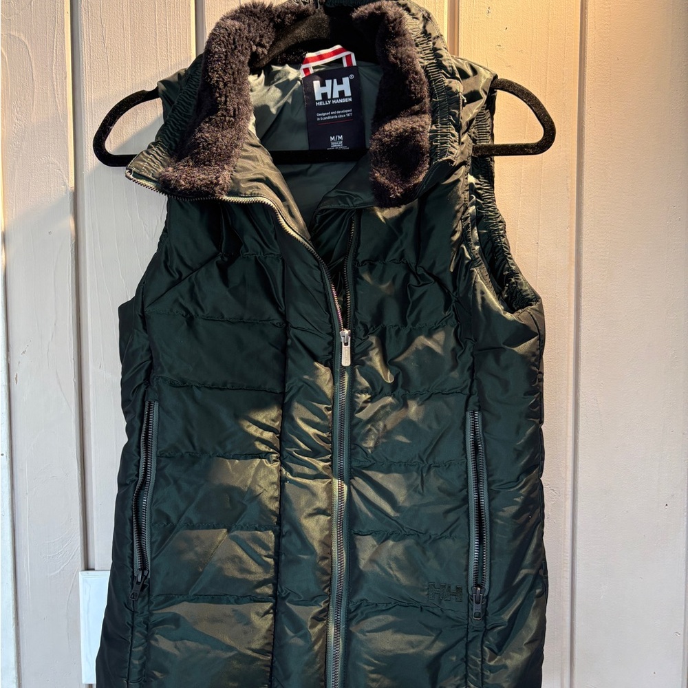 Helly Hansen Women's Dark Green Quilted Vest